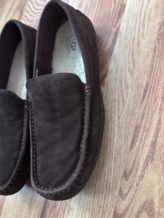 UGG Men\'s Chocolate Brown Suede Slip-On Loafers main image 13